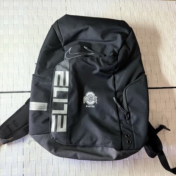 Ohio State Pistol NIKE Team Issued Elite Backpack Bag Travel Black NEW - Picture 1 of 11